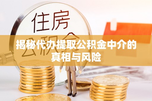 旬邑揭秘代办提取公积金中介的真相与风险